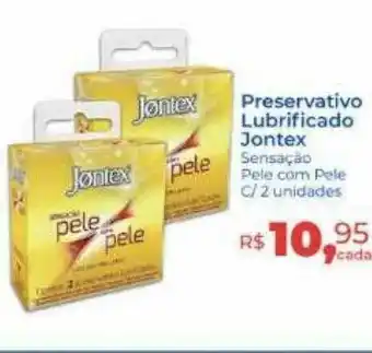 Preservativo Lubrificado Jontex Sensação Pele Com Pele