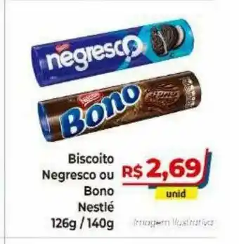Hiper Moreira Biscoito Negresco Ou Bono Nestlé oferta