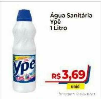 Hiper Moreira Agua Sanitaria Ypê oferta