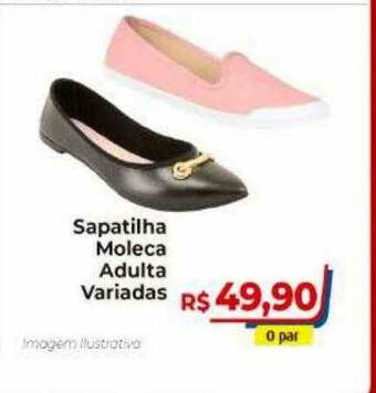 Hiper Moreira Sapatilha Moleca Adulta Variadas oferta