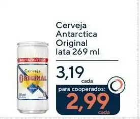 Coop Cerveja Antarctica Original lata oferta