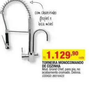 Leroy Merlin Torneira Monocomando De Cozinha oferta