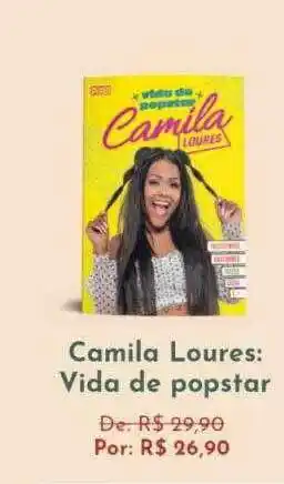 Livraria Leitura Camila Loures: Vida De Popstar oferta