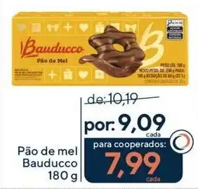 Coop Pão de mel Bauducco oferta