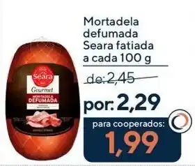 Coop Mortadela defumada Seara fatiada a cada oferta