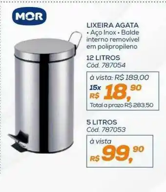 Lojas Colombo Lixeira Agata 12 Litros 5 Litros Mor oferta