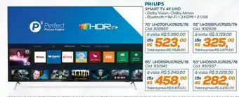 Lojas Colombo Smart Tv 4k Uhd Philips 70 oferta