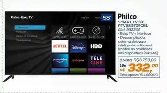 Lojas Colombo Smart Tv 58 oferta