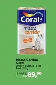 Lojas TaQi Massa Corrida Coral oferta