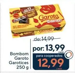 Coop Bombom Garoto Garotices oferta