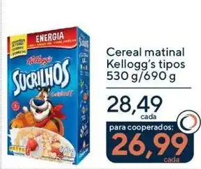 Coop Cereal matinal Kellogg's tipos oferta