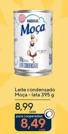 Coop Leite condensado Moça lata oferta