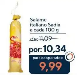 Coop Salame italiano Sadia a cada oferta