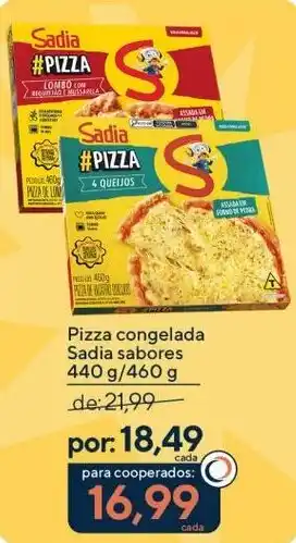 Coop Pizza congelada Sadia sabores oferta