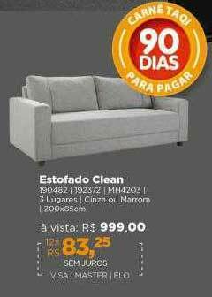 Lojas TaQi Estofado Clean oferta