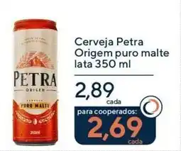 Coop Cerveja Petra Origem puro malte lata oferta