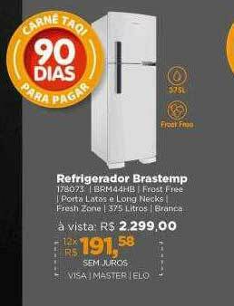 Lojas TaQi Refrigerador Brastemp oferta