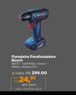 Lojas TaQi Furadeira Parafusadeira Bosch oferta