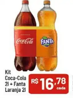 Supermercados Goes Kit Coca-Cola + Fanta Laranja oferta