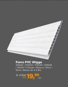 Lojas TaQi Forro Pvc Wigga oferta