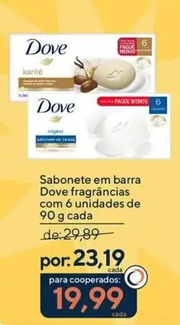 Coop Sabonete em barra Dove fragrâncias oferta