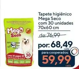 Coop Tapete higiênico Mega Seco oferta