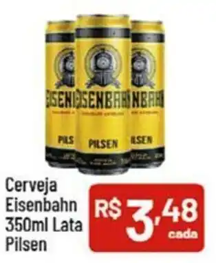 Supermercados Goes Cerveja Eisenbahn Lata Pilsen oferta