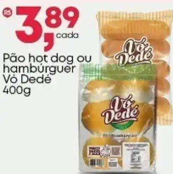 Frangolândia Pão hot dog ou hambúrguer Vó Dedé oferta