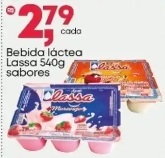 Frangolândia Bebida láctea Lassa sabores oferta