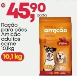 Frangolândia Ração para cães Amicão adultos carne oferta