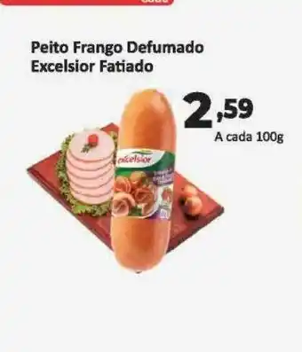 Peito Frango Defumado Excelsior Fatiado