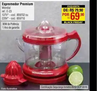 Espremedor Premium Mondial