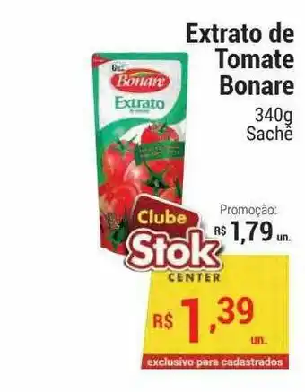 Stok Center Extrato De Tomate Bonare oferta