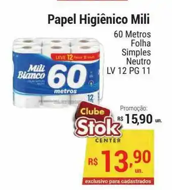 Papel Higiênico Mili Lv 12 Pg 11