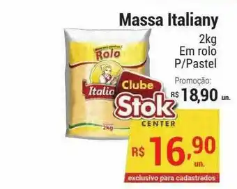 Stok Center Massa Italiany Em Rolo P Pastel oferta