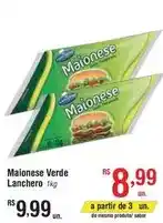 Fort Atacadista Lanchero - maionese verde oferta