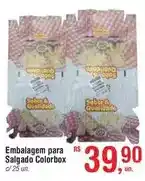 Fort Atacadista Sabor - embalagem para salgado colorbox oferta