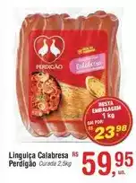 Fort Atacadista Perdigão - linguiça calabresa oferta