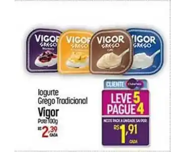 Muffato Iogurte Grego Tradicional Vigor oferta