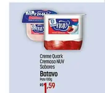 Creme Quark Cremoso Nuv Sabores Batavo
