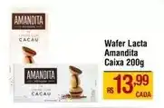 Max Atacadista Amandita - wafer lacta caixa 200g oferta