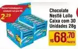 Max Atacadista Nestlé - chocolate lollo caixa com 30 unidades oferta