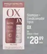 Muffato Ox - shampoo + condicionador tipos oferta