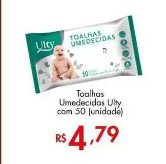 Toalhas Umedecidas Ulty Com 50