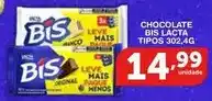 Roldão Bis - chocolate lacta oferta