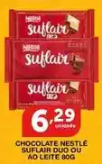 Roldão Nestlé - chocolate suflair duo ou ao leite oferta