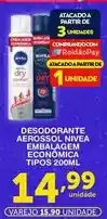 Roldão Nivea - desodorante aerossol embalagem económica tipos oferta