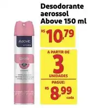 Extra Above - desodorante aerossol oferta