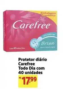 Extra Carefree - protetor diário oferta