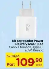 Carrefour Power - kit carregador delivery oferta